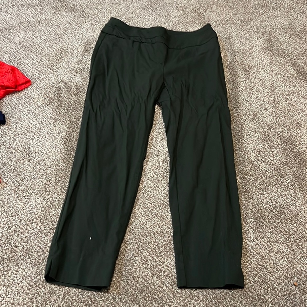 Olive green Zac and Rachel dress pants size 8